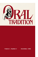 journal ORAL TRADITION